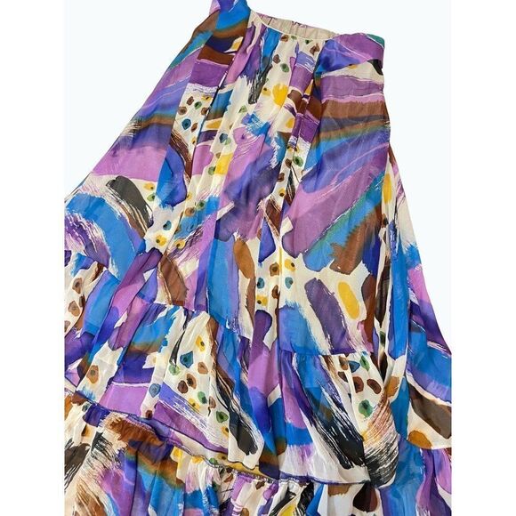 Fumblin' Foe Paris Italy London  High Low Skirt Small - Picture 4 of 6